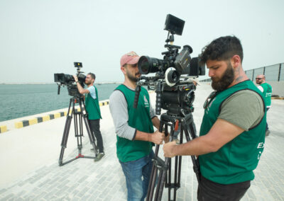Qatar filming crew